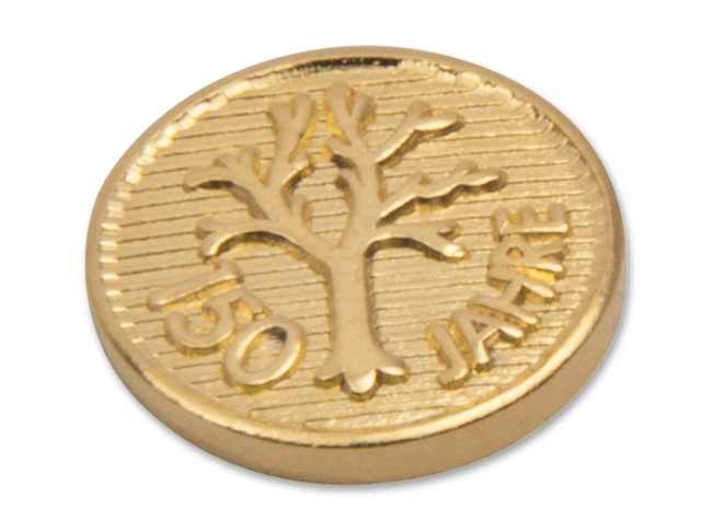Emblem 9 mm gold 150 years - Boker