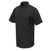 SHORT-SLEEVED SHIRT - DEFENDER MK2 - POLYCOTTON RIPSTOP - Helikon-Tex - BLACK