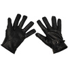 Western Gloves, black, leather, lined, with cord