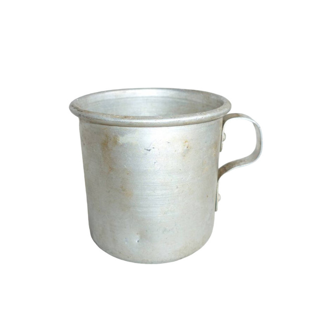 KIS ALUMÍNIUM BÖGRE BOLGÁR KATONÁNAK - MÁSODIK VILÁGHÁBORÚS - MINT ÚJ