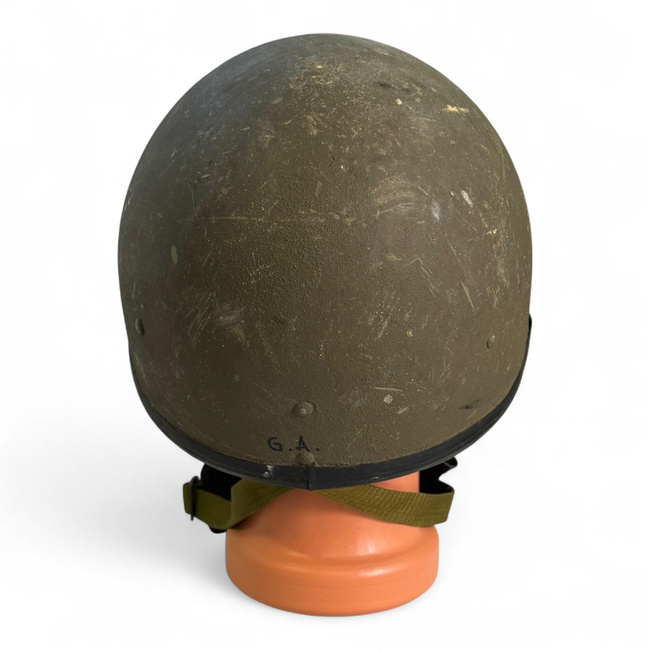 Ballistic Helmet - Military Surplus Romanian Armed Forces - Olive Green - Used / Deco