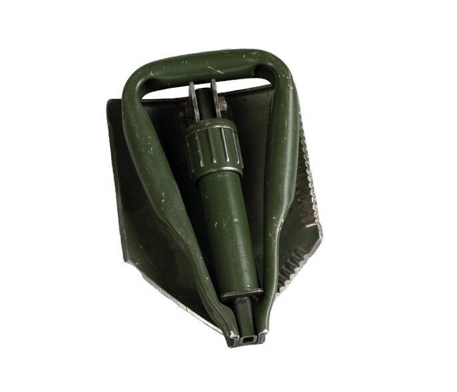 ÖSSZECSUKHATÓ LAPÁT FEDÉL NÉLKÜL - NÉMET HADSEREG FELESLEG - HASZNÁLT