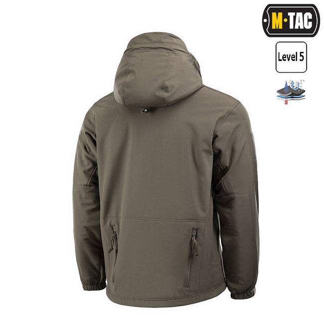 SOFTSHELL JACKET WITH LINING, OLIVE - M-TAC