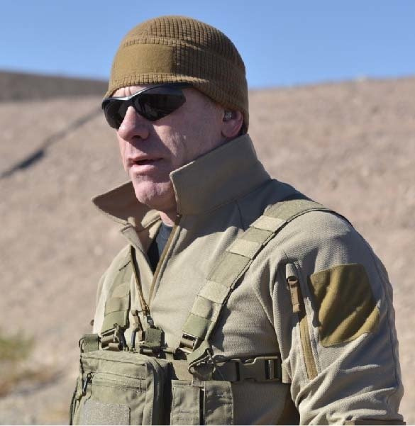 RANGE BEANIE CAP® - GRID FLEECE - COYOTE