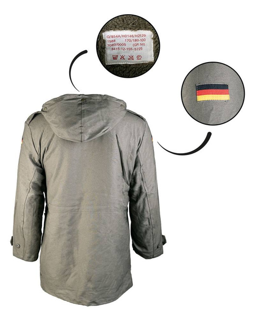 GERMAN OD PARKA WITH LINER