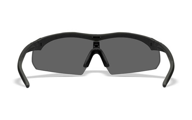 BALLISTIC SUNGLASSES - VAPOR 2.5 - WILEY X - GREY/CLEAR - BLACK FRAME