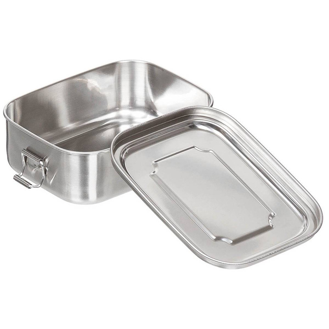 ROZSDAMENTES ACÉL ÉLELMISZERDOBOZ - Fox Outdoor® - 16 x 13 x 6.2 CM