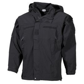 MFH U.S. soft shell kabát fekete - level5