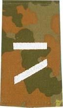EMBLÉMA - GERMAN ARMY FLECKTARN CAMO/SILVER SHOULDER LOOPS ´GEFREITER UA