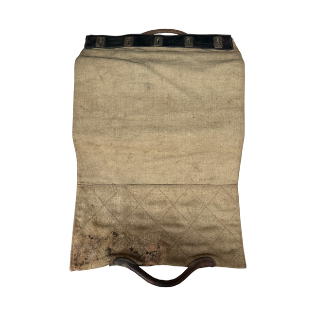 Heavy Duty Valuable Goods Transport Bag - Romanian Army military surplus - Rare model (1950s) - Used
