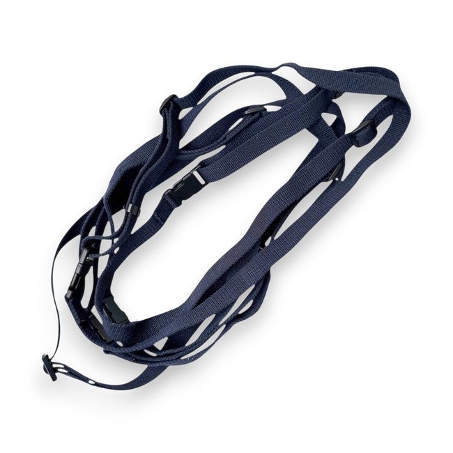 Állítható textil pánt/heveder - Brit hadsereg katonai felesleg - Sötétkék - Jó állapotban