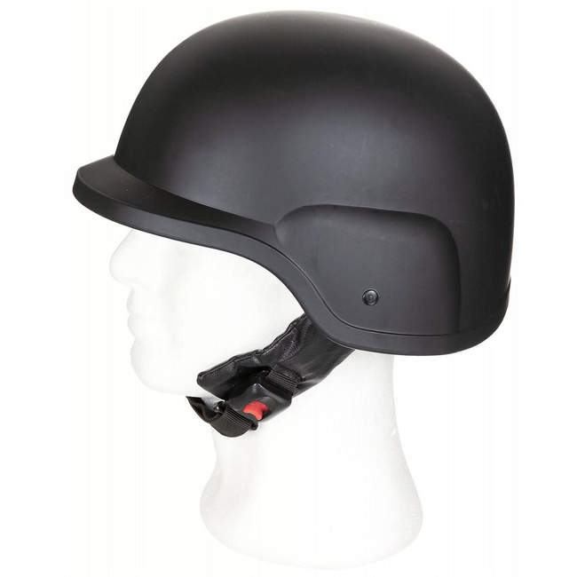 BLACK CADET HELMET - MILITARY SURPLUS FROM BRITISH ARMY - USED