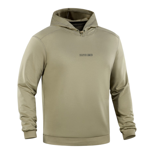 Men s hoodie - Born By Revolution - Tan - M-Tac