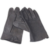 Leather gloves without lining, grey - Military Surplus from the Geman Army - Quality I - Used