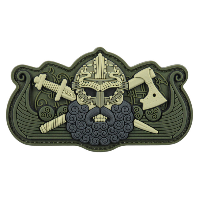 DRAKKAR VIKING 3D PVC JELVÉNY - FEKETE/OLIVE - M-TAC