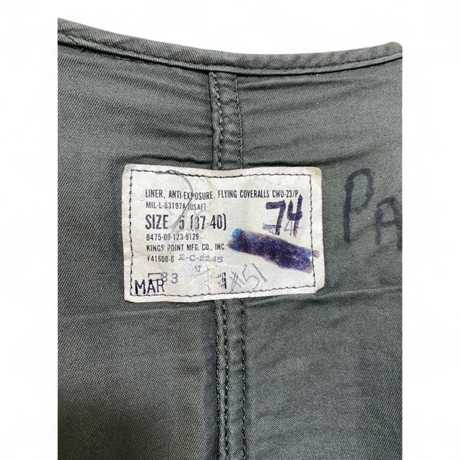 CWU-23/P pilóta ruha - Amerikai Légierő katonai felesleg - Unisex - Fehér/Zöld zsálya - Újszerű