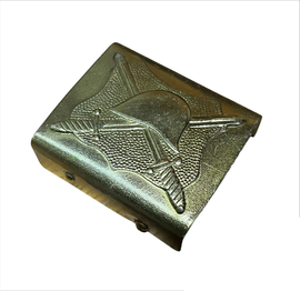 KATONAI ARANYSZINU ÖV CSATT - ROMÁN HADSEREG FELESLEG - MINT ÚJ