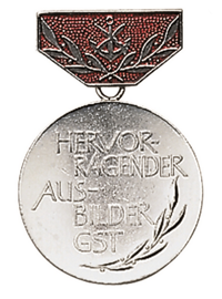 Silver ′Ausbilder′ Gst Medal