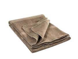 WOOL BLANKET - BROWN - REPLICA OF THE ITALIAN ARMY
