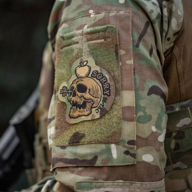SORRY PATCH (hímzett) - OXFORD MATERIAL - MULTICAM/COYOTE - M-TAC