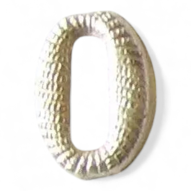 Fém Szám - 0 - Ezust - Magyar Hadsereg Katonai Surplus - Mint új