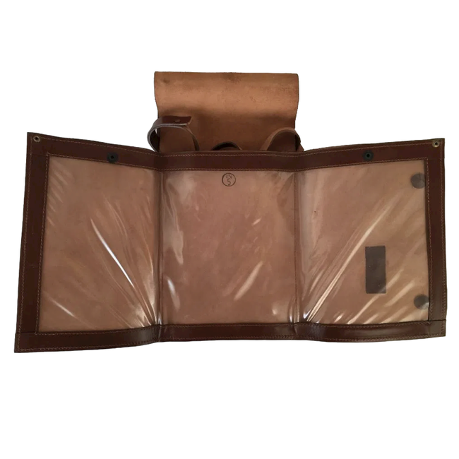 Műbőr táska - térkép taska az RSR időszakból - Surplus Román hadsereg - Mint ÚJ