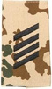 EMBLÉMA - GERMAN ARMY TROPICAL CAMO/BLACK SHOULDER LOOPS ´STABSGEFREITER´