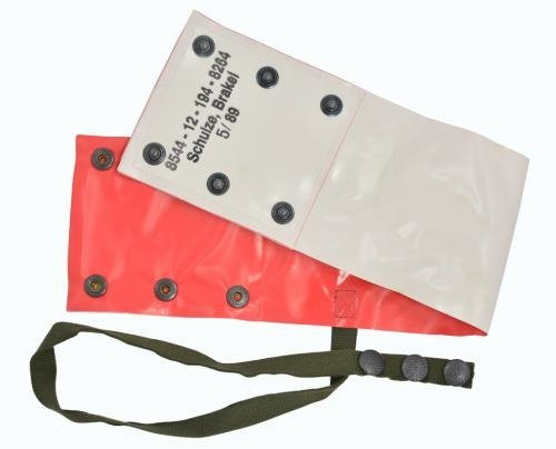 ARMBAND GERMAN ARMY RED-WHITE PLASTIC
