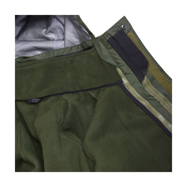 Vízálló kabát levehető polár béléssel - Zöld - Használt