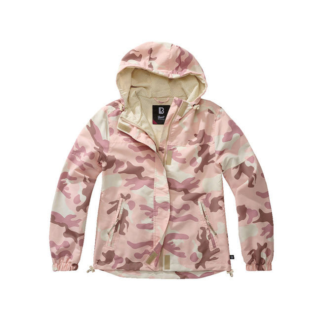 NŐI NYÁRI KABÁT - FRONTZIP SZÉLKABÁT - CANDY CAMO - MÁRKÁS