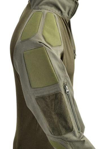 Defcon 5 Combat Shirt With Protections Full Sleeves -  Wolf Grey