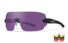 Glasses - Wileyx - DETECTION Clear/Yellow/Orange/ Purple/Copper Matte Blk. Frame