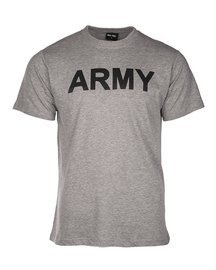 T-SHIRT "ARMY" - MIL-TEC® - GREY