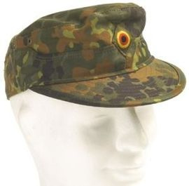 KATONAI SAPKA - KATONAI FELESLEG A NÉMET HADSEREGTŐL, FLECKTARN CAMO - HASZNÁLT