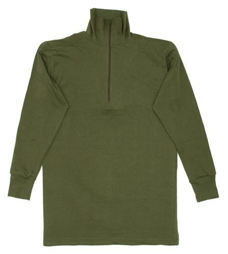 German army o.d. tricot shirt w/ zipper used