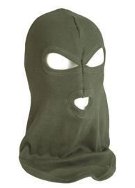 PAMUT BALACLAVA - 3 LYUK - Mil-Tec® - ZÖLD OD