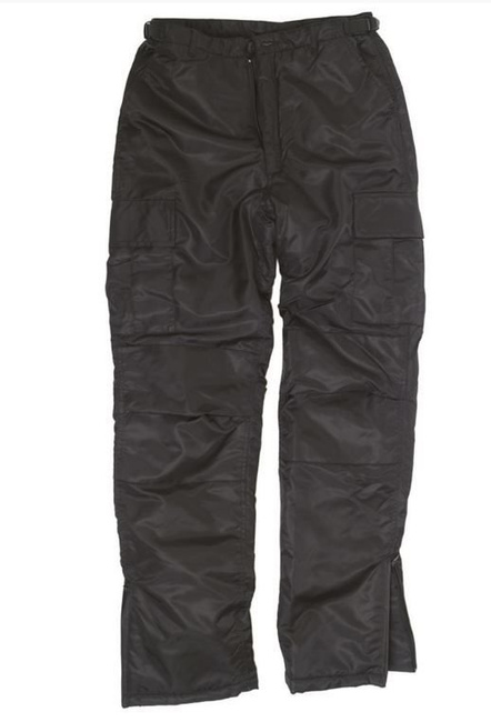 US Black Bomber MA1 THERMAL PANTS