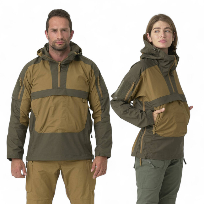 Unisex Tracer Anorak kabát - Polipamut  Stretch Ripstop - Duck Hunter Camo - Helikon Tex