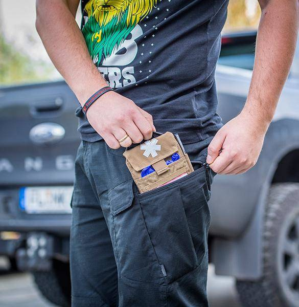 TASAK AZ ELSŐSEGÉLYCSOMAGHOZ - POCKET MED INSERT® - CORDURA® - Helikon-Tex® - ÁRNYÉK SZÜRKE