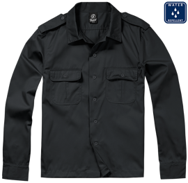 Shirt US Hemd 1/1 Arm black