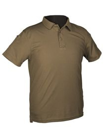 OD TACTICAL SHORT SLEEVE POLO SHIRT QUICKDRY - Mil-Tec