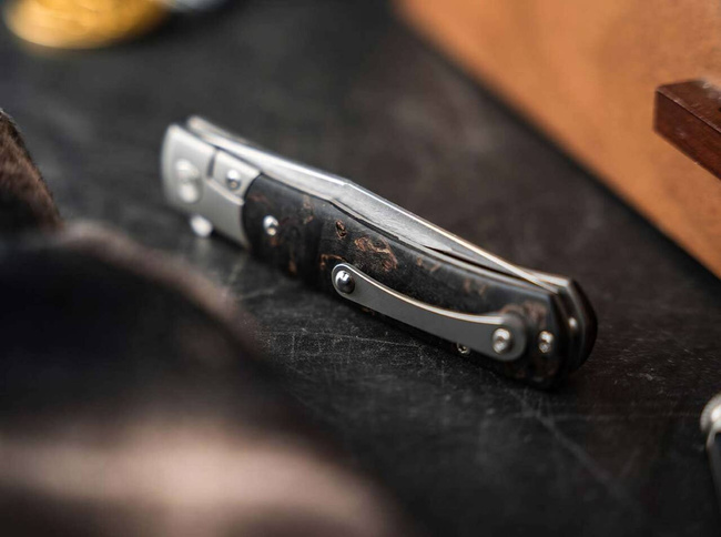 EDC KÉS TRPPR CURLY BIRCH WOOD - BOKER