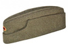 WOOL BONNET - MILITARY SURPLUS FROM THE GERMAN ARMY - GRAY-GREEN MELANGE - USED