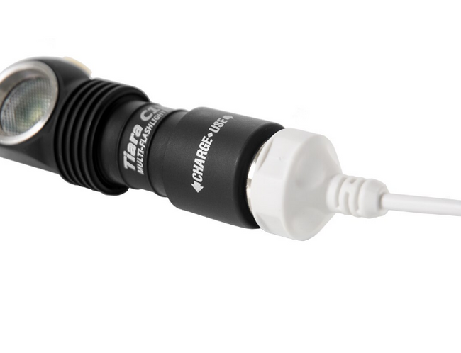 ÚJRATÖLTHETŐ FEJLÁMPA - TIARA C1 PRO MAGNET USB - ARMYTEK®