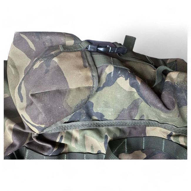 HÁTIZSÁK TÁSKA - ŐRJÁRAT - 30L - KATONAI TÖBBLET BRIT HADSEREG - DPM CAMO - HASZNÁLT