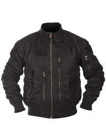 US TACTICAL FLIGHT JACKET - Mil-Tec® - BLACK