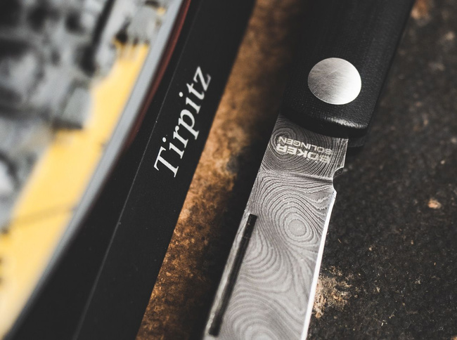 DAMASCUS KÉS BARLOW PRIME TIRPITZ - BOKER