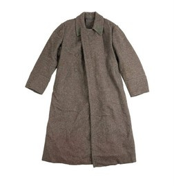 KABÁT TÉPŐZÁRRAL - BARNA - OROSZ KATONAI FELESLEG - HASZNÁLT