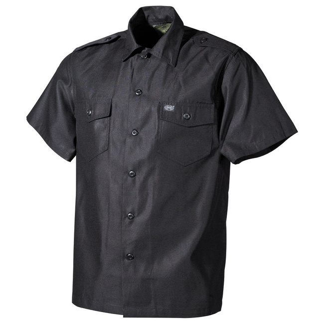 US Shirt, short sleeves, Black