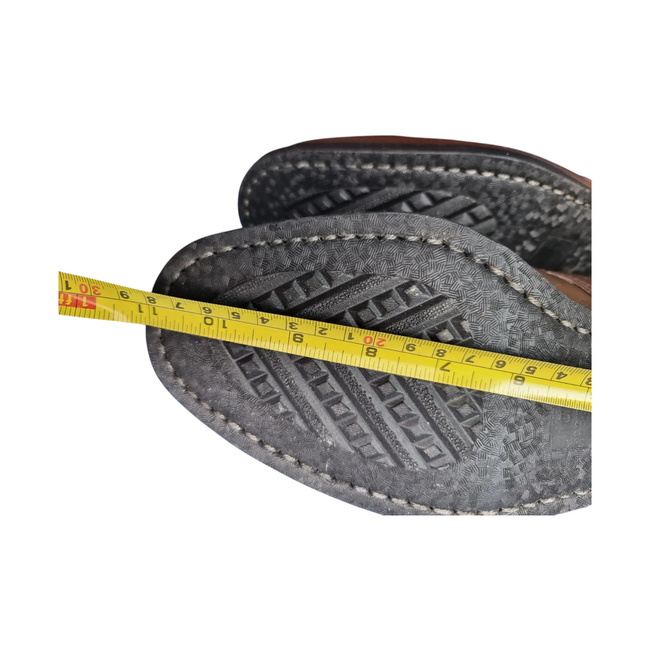 Leather shoes RSR Period - Military surplus from the Romanian army - Brown - In good condition